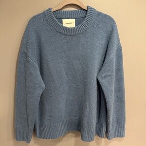 Cozy Blue Crewneck Sweater